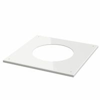 Plaque de recouvrement diam. 160 blanc bosch