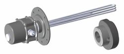 résist. électr. 2, 4, 6 kW 400 V 3 phases  et trappe de visite nettoy. bulex