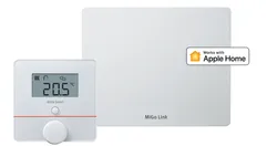 thermostat d'ambiance avec affichage de l'heure Bulex Migo Select modulable