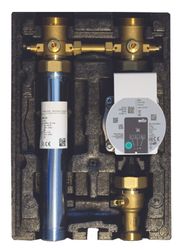 groupe de pompe Bulex avec circulateur intégré circuit de chauffage non mélangé 1"