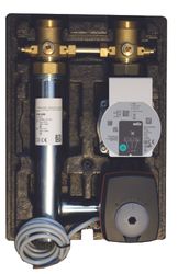 groupe de pompe Bulex avec circulateur intégré circuit de chauffage mélangé 1"