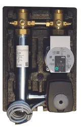 pompgroep Bulex met ingebouwde circulatiepomp gemengd verwarmingscircuit 1"
