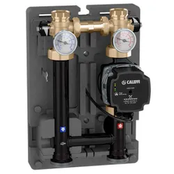 pompgroep Caleffi met ingebouwde circulatiepomp niet-gemengd verwarmingscircuit 6/4"