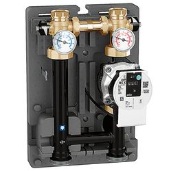 groupe de pompe Caleffi avec circulateur intégré circuit de chauffage non mélangé 6/4"
