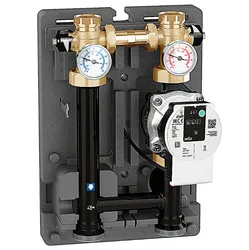 pompgroep Caleffi met ingebouwde circulatiepomp niet-gemengd verwarmingscircuit 6/4"