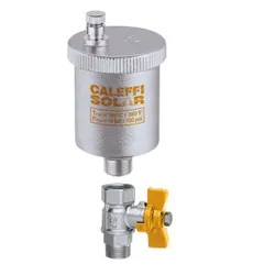 Vlotterontluchter, Caleffi 250, 3/8", messing, 3bar