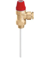Veiligheidsgroep, Caleffi, 1/2", messing, 10bar