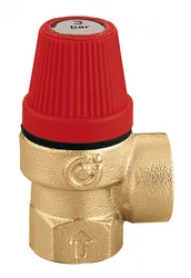 Veiligheidsklep, Caleffi 311, 1/2"MF, 7bar, verwarming en koeling