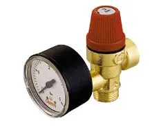 Veiligheidsklep, Caleffi 314, 1/2"MF, 2.5bar, verwarming en koeling