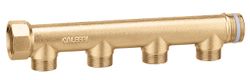 Verdeler voor CV 3/4" + 3 x 23 p .1,5, Caleffi, messing