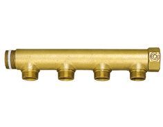 Verdeler voor CV 3/4" + 2 x 23 p .1,5, Caleffi, messing