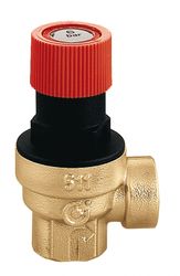 Veiligheidsklep, Caleffi 513, 1/2"FF, 2.5bar, verwarming en koeling