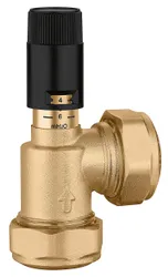 Drukverschilregelaar, Caleffi, 22mm, 10 - 60kPa, PN10, messing