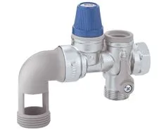Veiligheidsgroep, Caleffi, 3/4", messing, 7bar