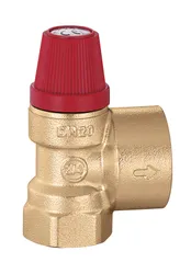Veiligheidsklep, Caleffi 530, 3/4"-1"FF, 2.5bar, verwarming en koeling