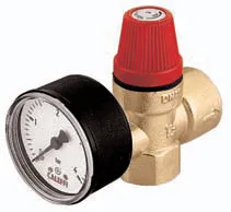 Veiligheidsklep, Caleffi 5321, 1/2"-3/4"FF, 2.5bar, verwarming en koeling