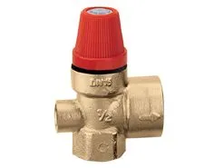 Veiligheidsklep, Caleffi 5322, 1/2"-3/4"FF, 2.5bar, verwarming en koeling