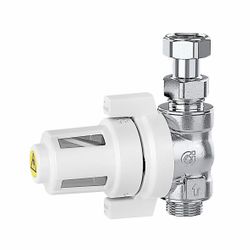 vuilafscheider Caleffi 3/4" 20 persmof met magneet intern