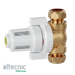 vuilafscheider Caleffi 22mm 22 met magneet intern