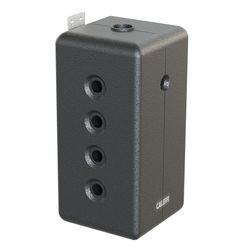 Buffervat, Caleffi serie 5484, 50 liter, inox, klasse A, met isolatie