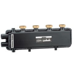 watervedeler inox Caleffi  met ontluchting, met debietmeter