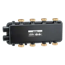 watervedeler staal Caleffi  met ontluchting, met debietmeter