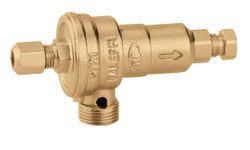 Terugslagklep, Caleffi, 1/2", messing, buitendraad
