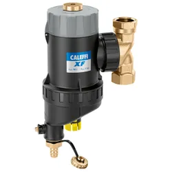 Vuilafscheider, Caleffi XF, 5/4" F, horizontaal/verticaal, met magneet intern