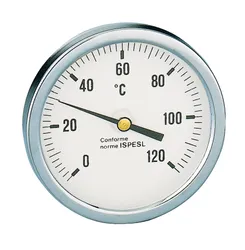 thermometer achteraansl. 0-120grC 0 Caleffi