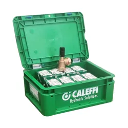 Drukverschilregelaar, Caleffi, 22mm, 10 - 60kPa, PN10, messing