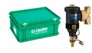 Vuilafscheider, Caleffi Dirtmag 5453, 22mm knel, horizontaal/verticaal, met magneet extern