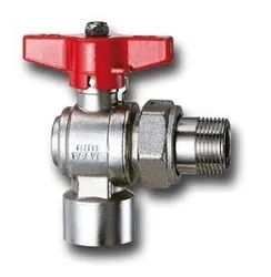 Vlinderkraan haaks met volle doorlaat, 3/4" FM, PN32, Cimberio 238