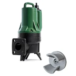 Pompe submersible fibre synthétique, Hmax=10.2m, Qmax=15m3/h, 1x220 - 240V, câble d'alimentation=10m, DAB FEKA FXC 25.15