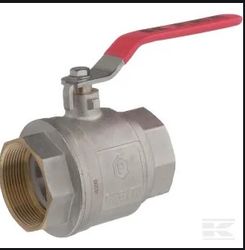 kogelkraan 2 draad RVS 2-delig PTFE-BSP DAB
