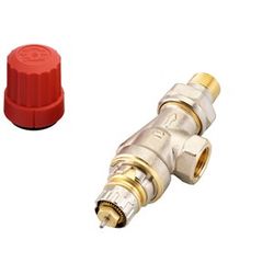 Radiatorkraan, Danfoss RA-N 10, haaks verkeerd