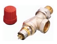 Radiatorkraan, Danfoss RA-N 15, haaks verkeerd