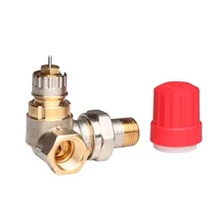 Vanne de radiateur, Danfoss RA-N/LM 10, double équerre gauche