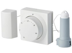 Tête thermostatique radiateur, Danfoss, M30 x 1,5, blanc, 8 - 28°C, 2m
