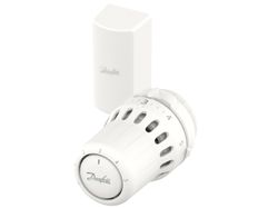 Tête thermostatique radiateur, Danfoss, RA-Click, blanc, 8 - 28°C, 2m