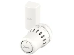 Tête thermostatique radiateur, Danfoss, RA-Click, blanc, 8 - 28°C, 2m