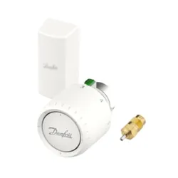 Tête thermostatique radiateur, Danfoss, RA-Click, blanc, 7 - 28°C, 2m