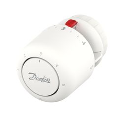 Tête thermostatique radiateur, Danfoss Aero RA, RA-Click, blanc, 7 - 28°C