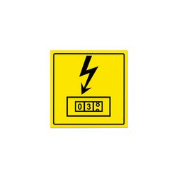 Pictogram elektriciteit Dimex