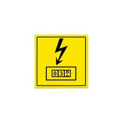 Pictogram elektriciteit Dimex