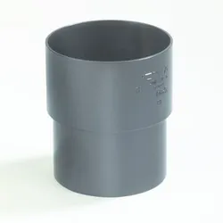 Manchon PVC à coller, 100mm, MF, marron, eau pluviale