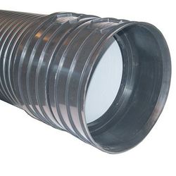 PP buis met mof, Dyka Ultra Kyma, 300x3.2mm, zwart, lengte 6m