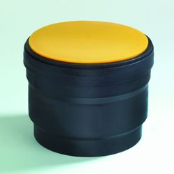 PE manchon à joint, 40mm, MF, égouts, noir, BENOR-marque, Dyka