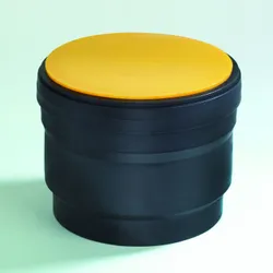 PE manchetmof, 40mm, MF, riolering, zwart, BENOR-keur, Dyka