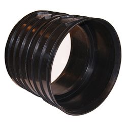 PP manchon à joint, DN300, FF, SN8 (SDR34), égouts, noir, BENOR-marque, Dyka Ultra Kyma