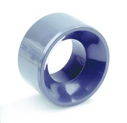 PVC lijmverloopring, 32x20mm, PN16, grijs, riolering